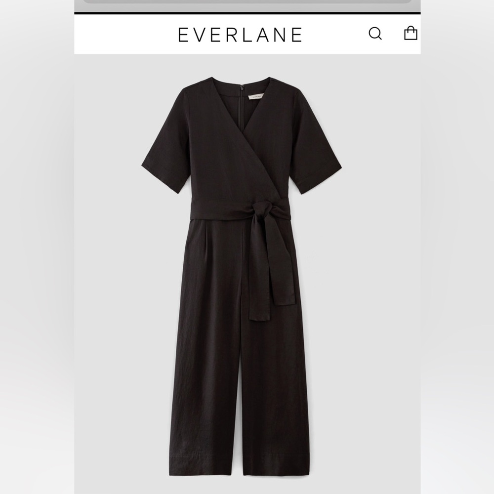Everlane Jumpsuit in Linen, Size 8 - Picture 15 of 15